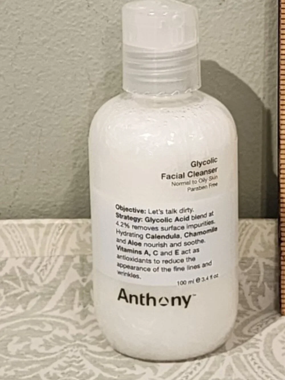 Anthony Glycolic Facial Cleanser 100 ml